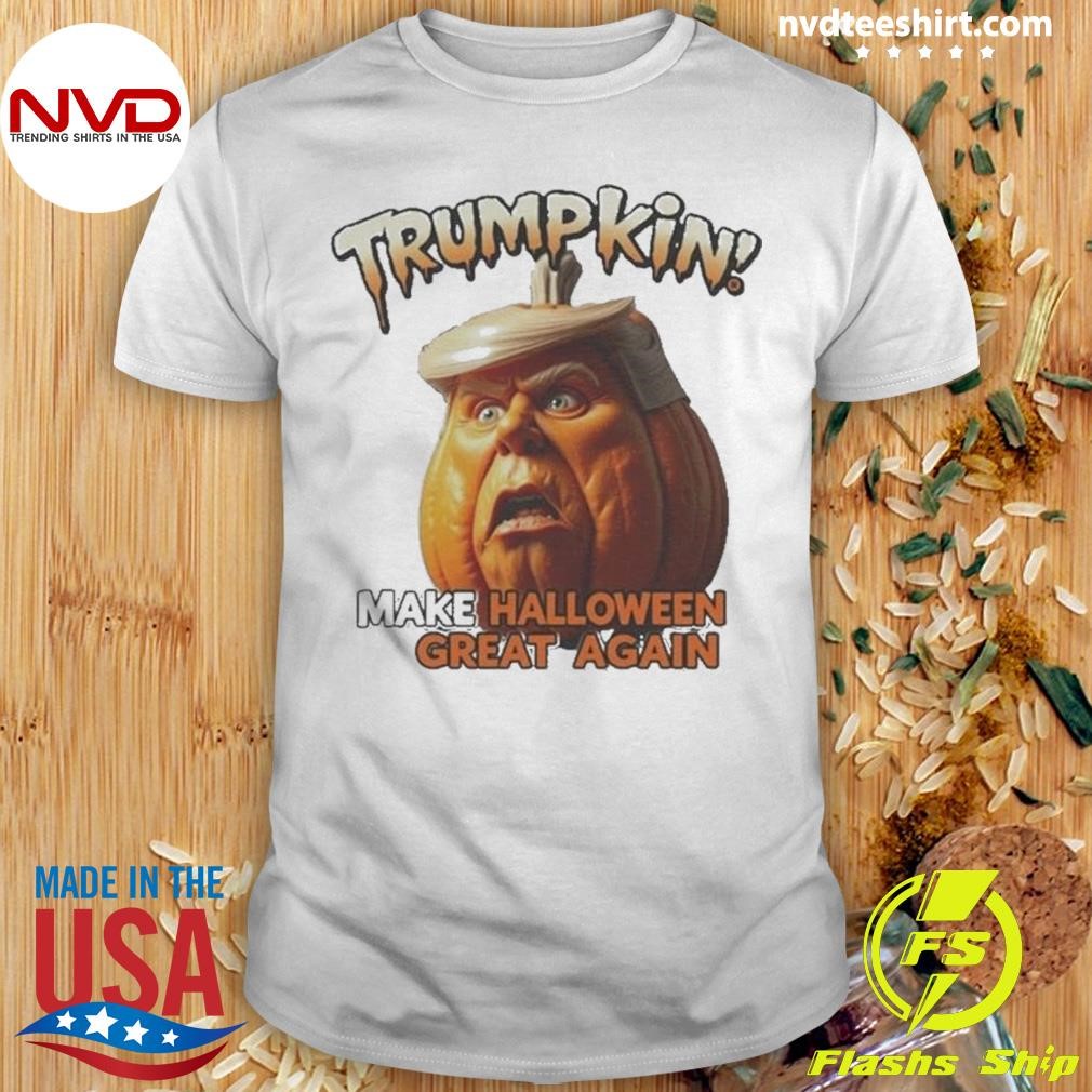 Trumpkin Make Halloween Great Again Halloween Pumpkin 2024 Shirt