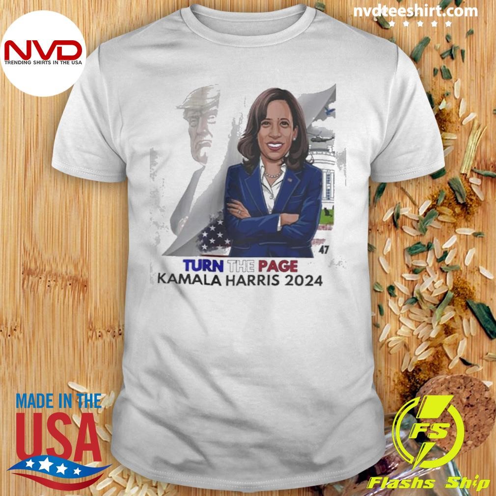 Turn The Page Kamala Harris 2024 Shirt