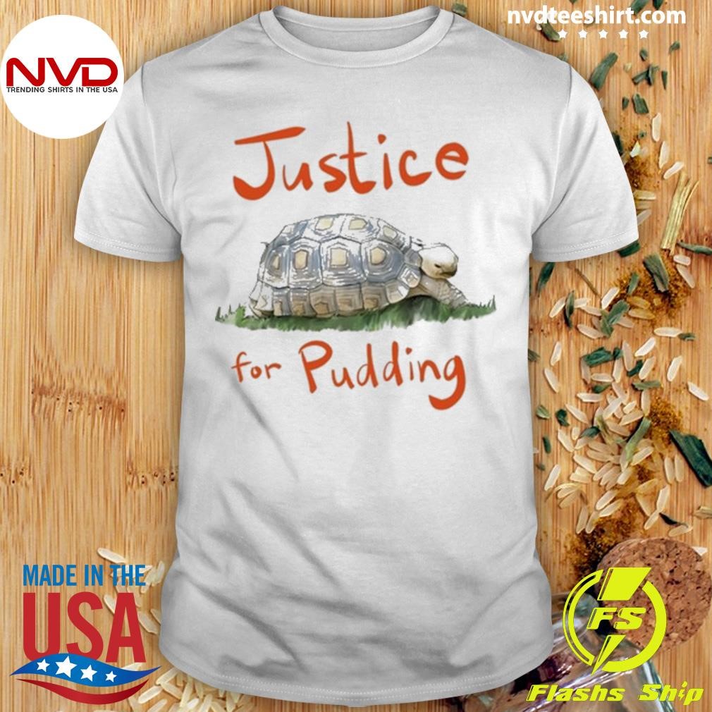 Turtle Justice For Pudding Tee Shirt