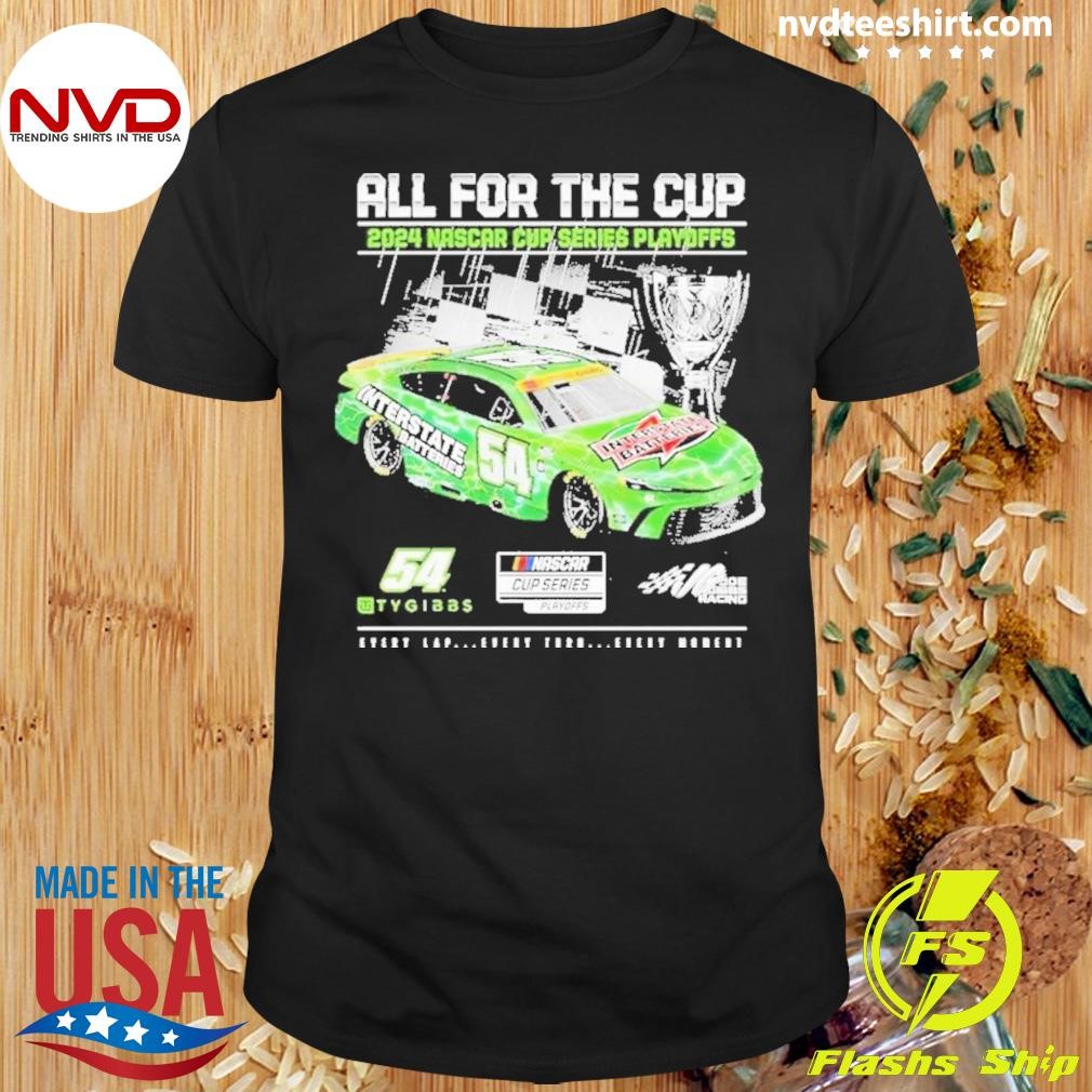 Ty Gibbs Checkered Flag Sports 2024 Nascar Cup Series Playoffs Interstate Batteries Shirt