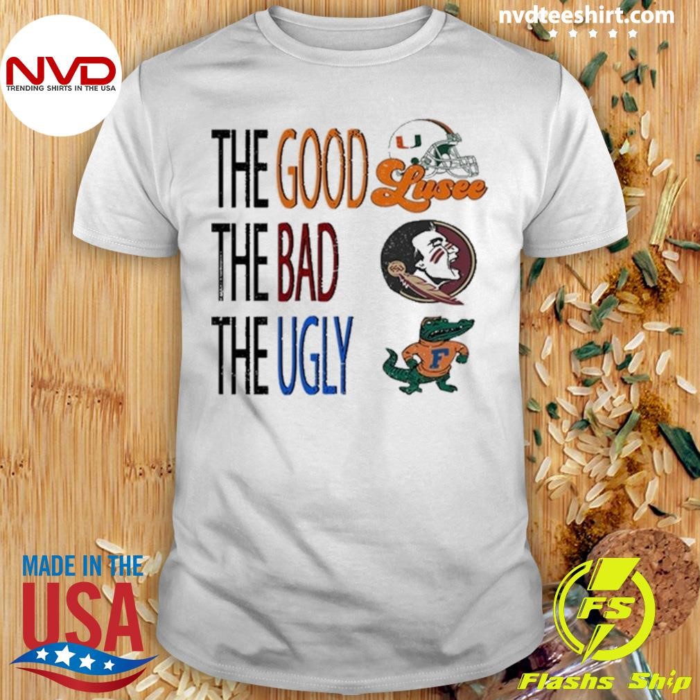 University Of Miami The Good The Bad The Ugly Tee Shirt