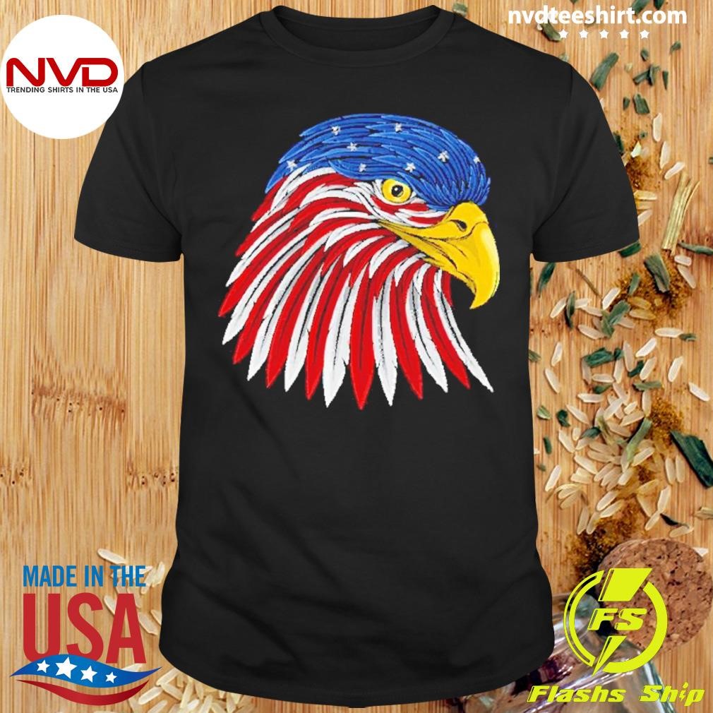 Us Flag Eagle 4th Of July Poster Shirt