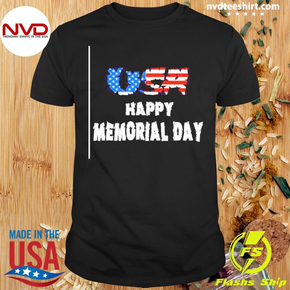 Usa Happy Memorial Day Shirt