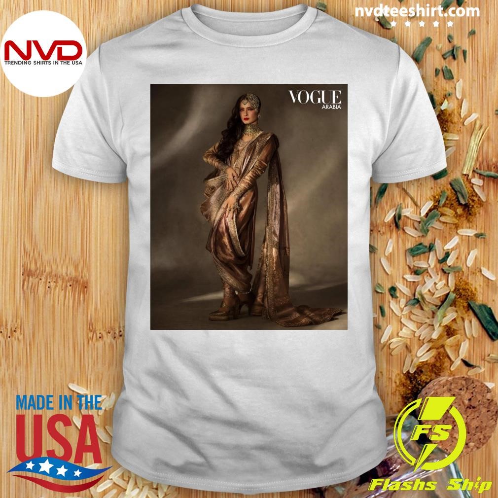 Vogue Arabia Beauty Icons Rekha, Sharon Stone and Cindy Crawford Shirt