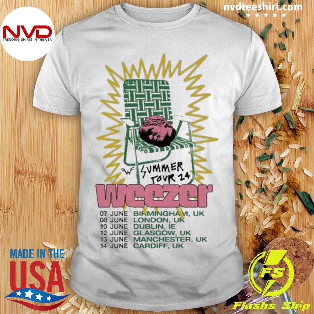 Weezer Lawn Chair Tour 2024 Shirt