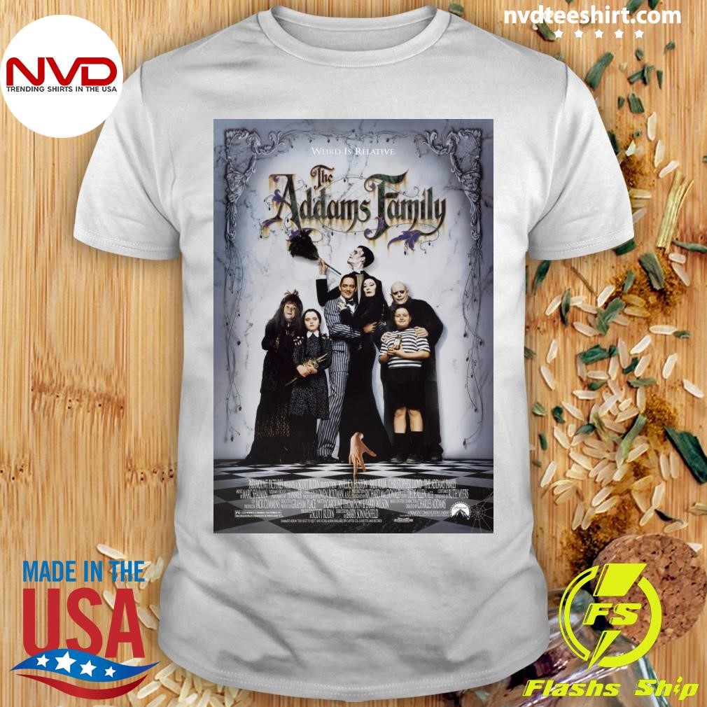 Weird Is Relative The Addams Family Halloween Shirt