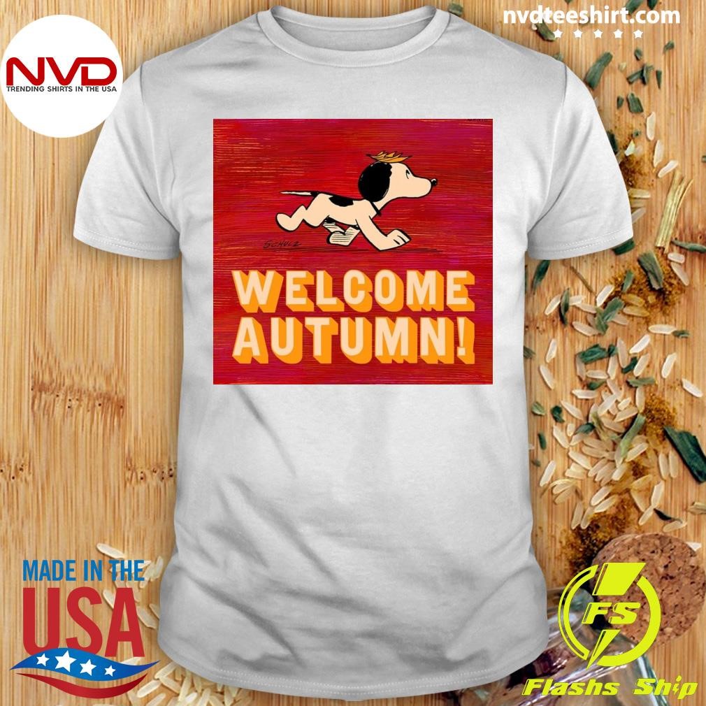 Welcome Autumn Charlie Brown Peanuts Shirt