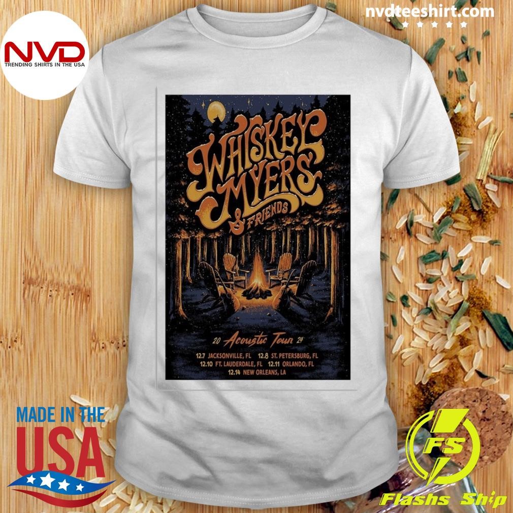 Whiskey Myers & Friends 2024 Acoustic Tour Shirt