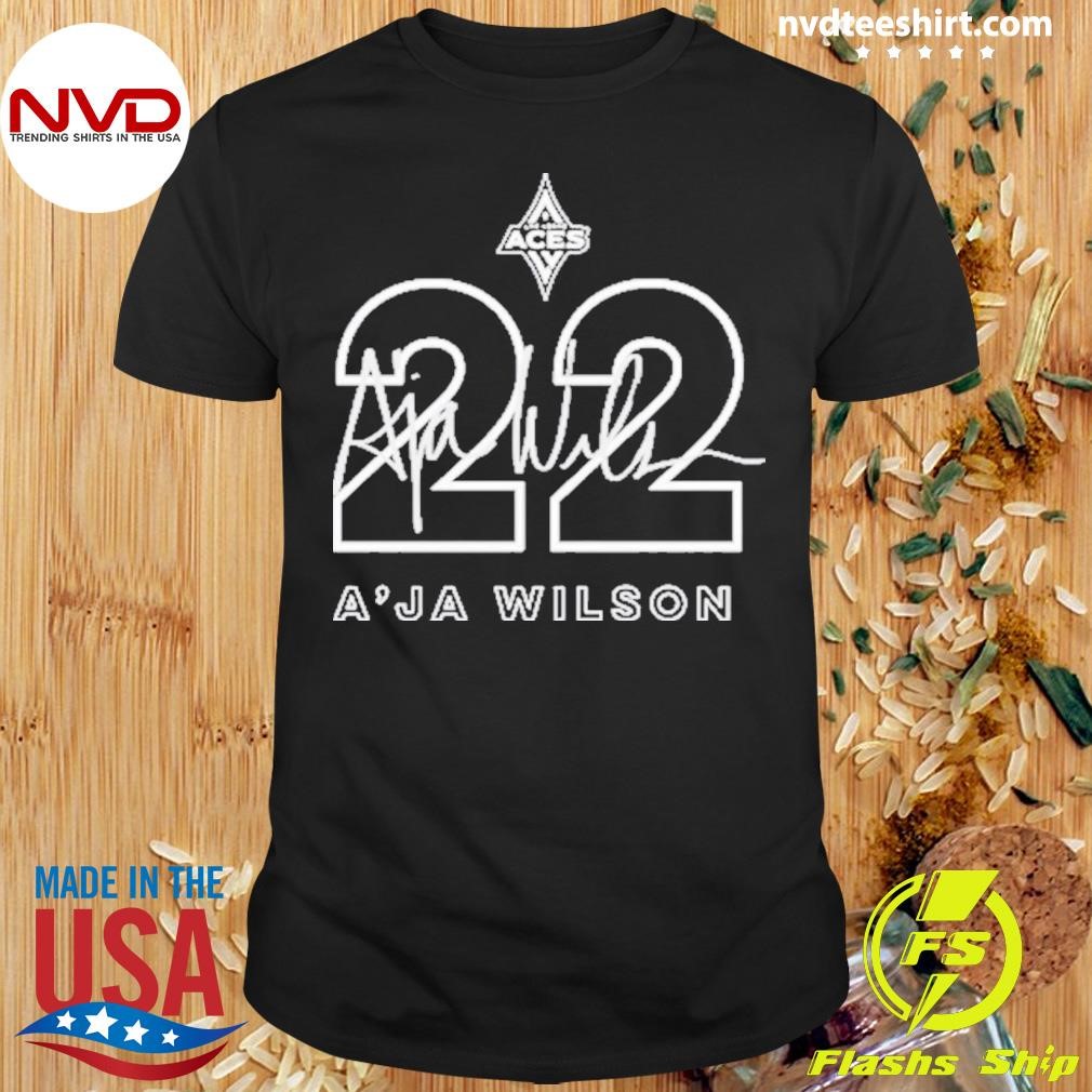 Wilson round21 Las Vegas Aces A’ja 2024 Shirt