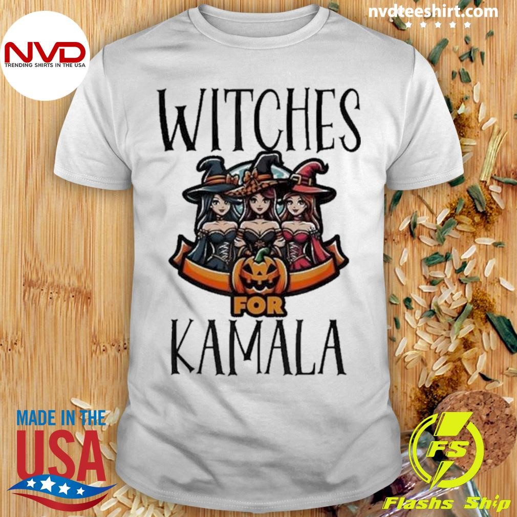 Witches For Kamala Harris Halloween Election 2024 Vote4 Shirt