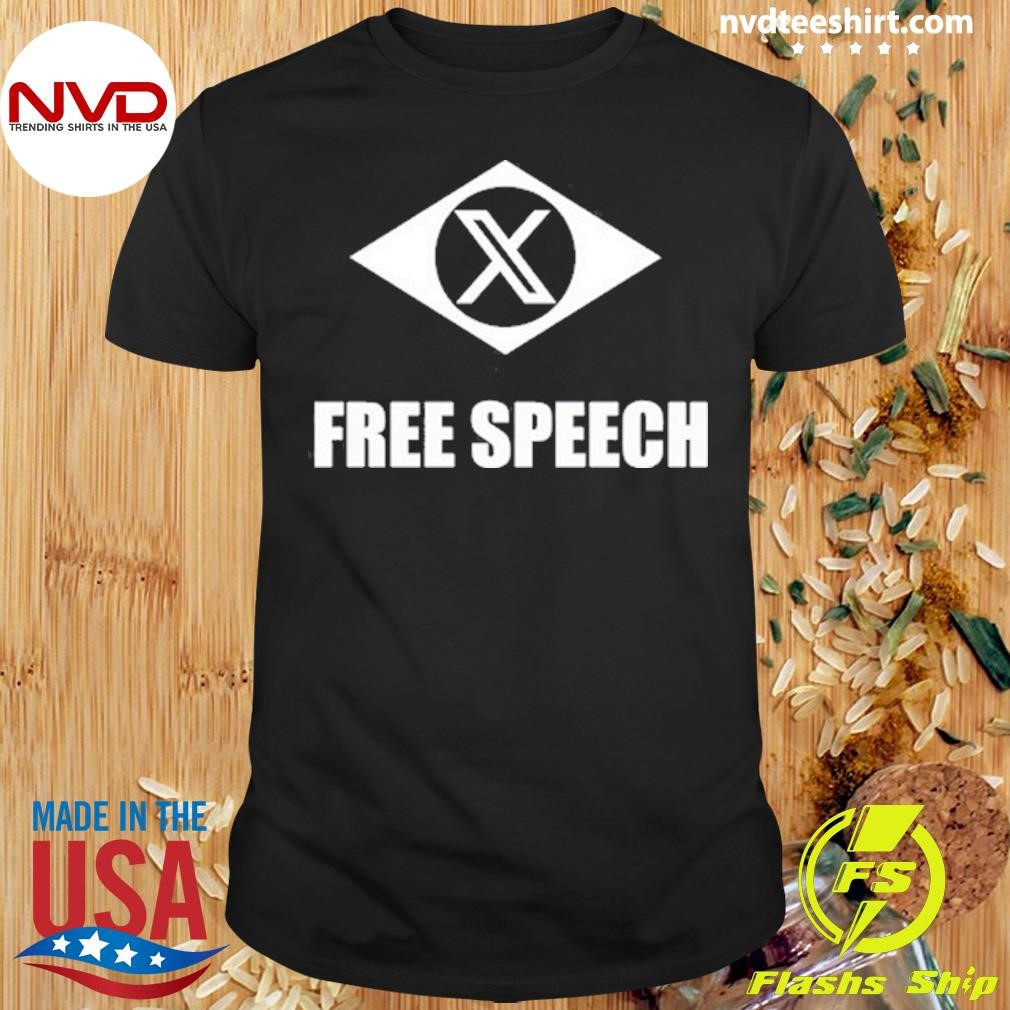 X Free Speech Shirt