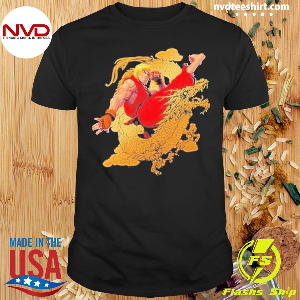 Year Of The Dragon Street Fighter 6 Ken Foil 2024 Shirt