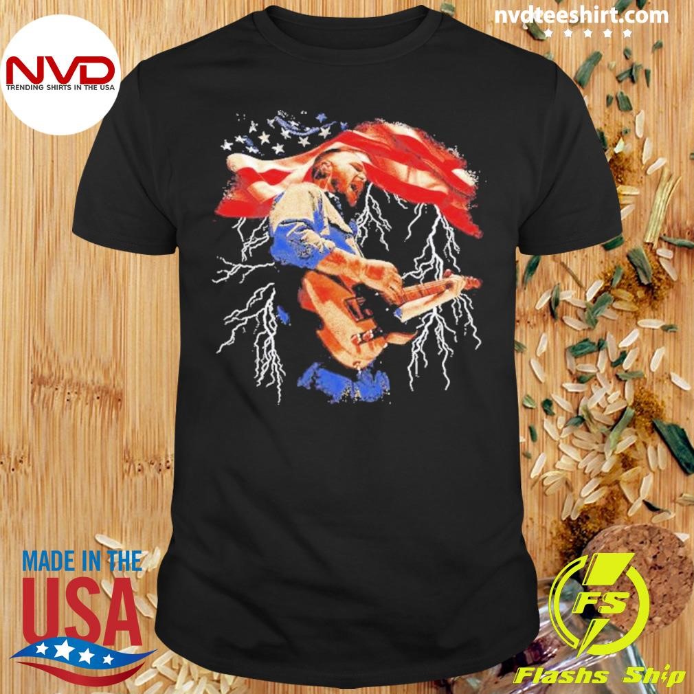 Zach Bryan Zach Bryan American Flag 2024 Shirt