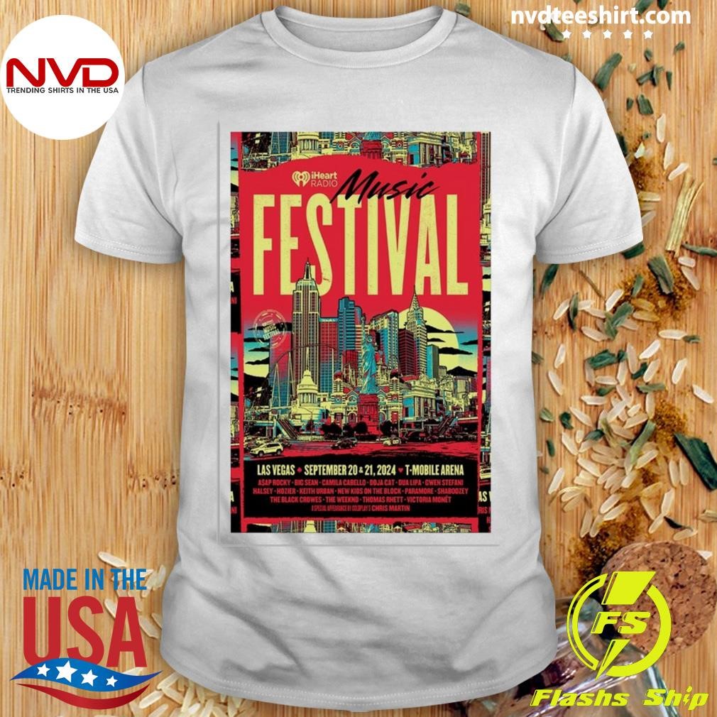 iHeartRadio Music Festival Sept 20-21 2024 T-Mobile Arena Shirt