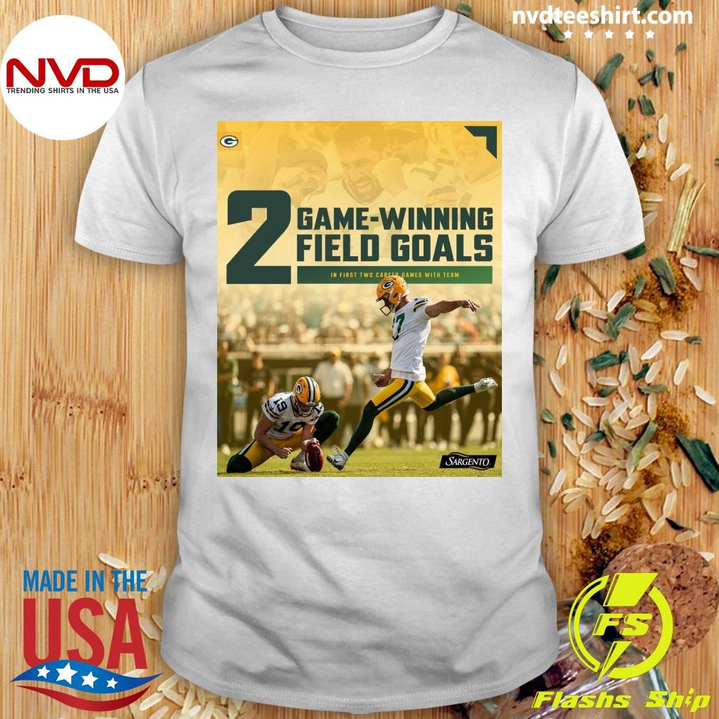 2 Game-Winning Field Goals In First Twd Career Games With Team Shirt