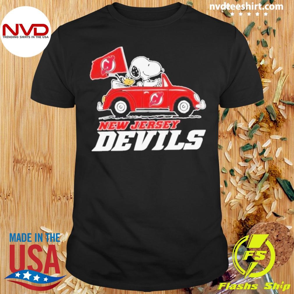 2024 Snoopy And Woodstock x New Jersey Devils Shirt