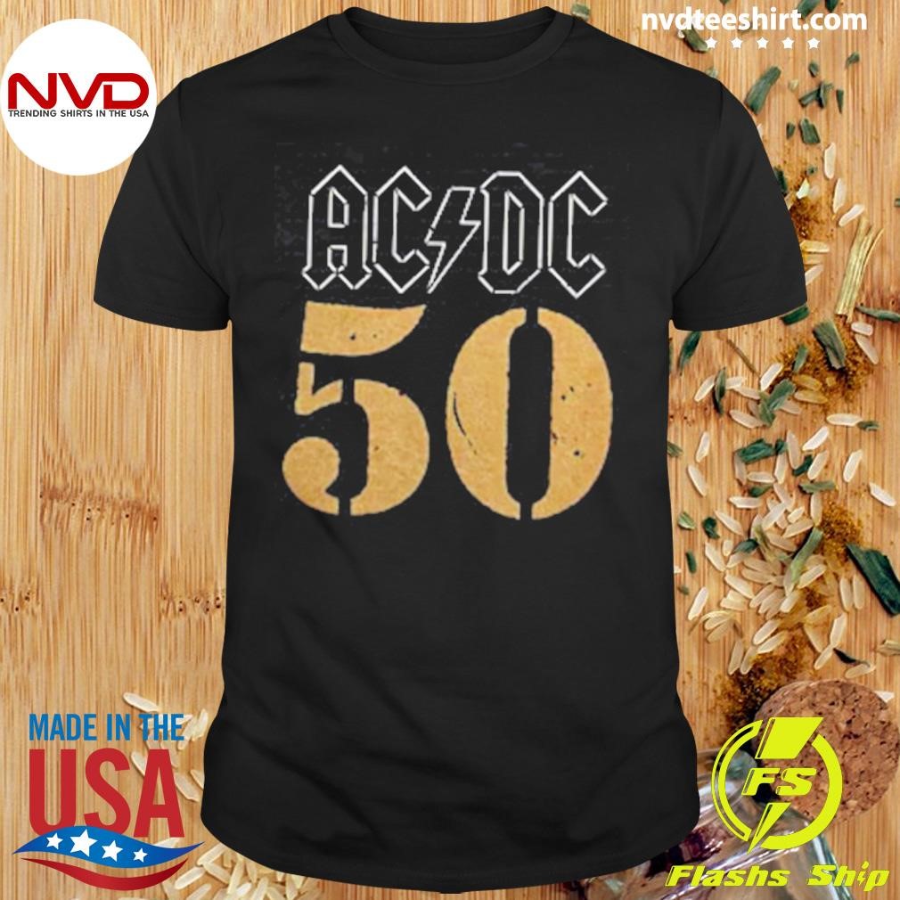 Acdc Band 50th Anniversary 2024 Shirt