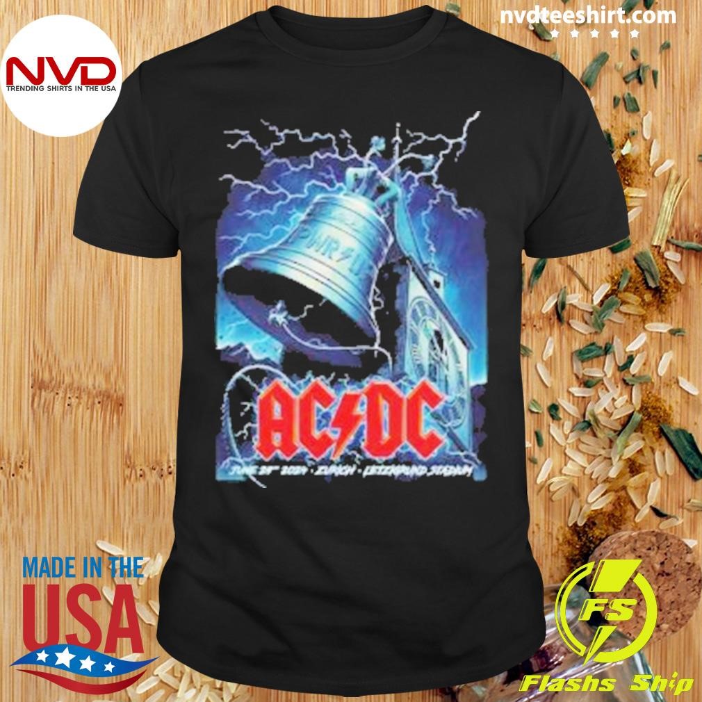 Acdc Power Up Tour At Letzigrund Stadion Zurich On June 29 2024 Shirt