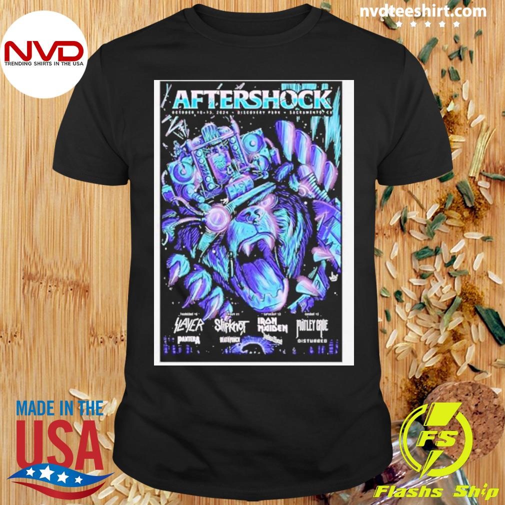 Aftershock Festival Discovery Park Sacramento Ca Oct 10-13 2024 Poster Shirt