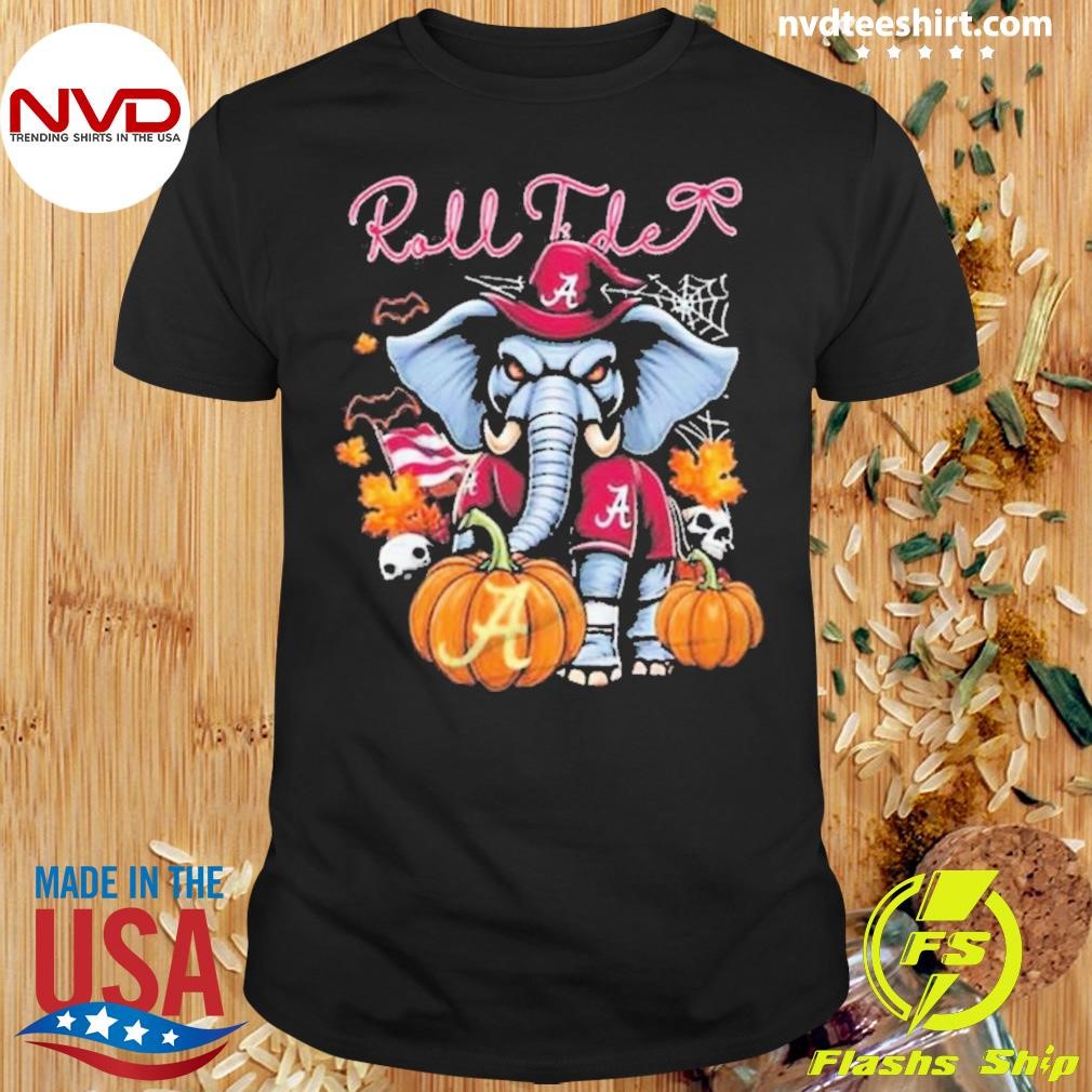 Alabama Crimson Tide Boo Roll Tide Halloween 2024 Shirt