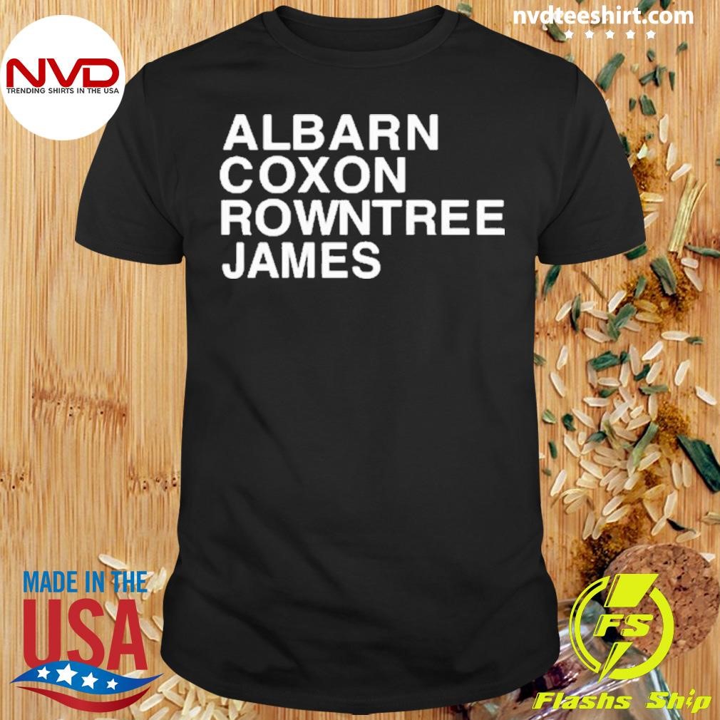 Alex James Albarn Coxon Rowntree James 2024 Shirt