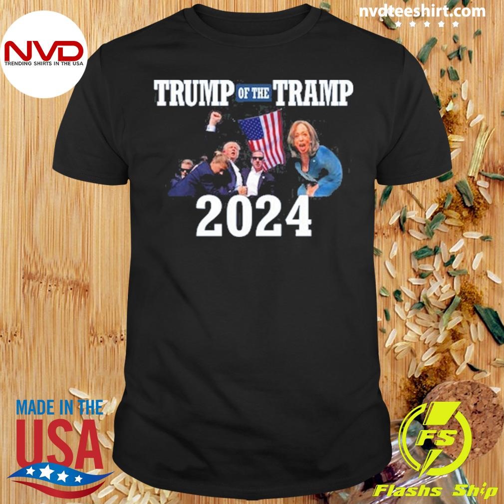 American Flag Trump Or The Tramp 2024 Shirt