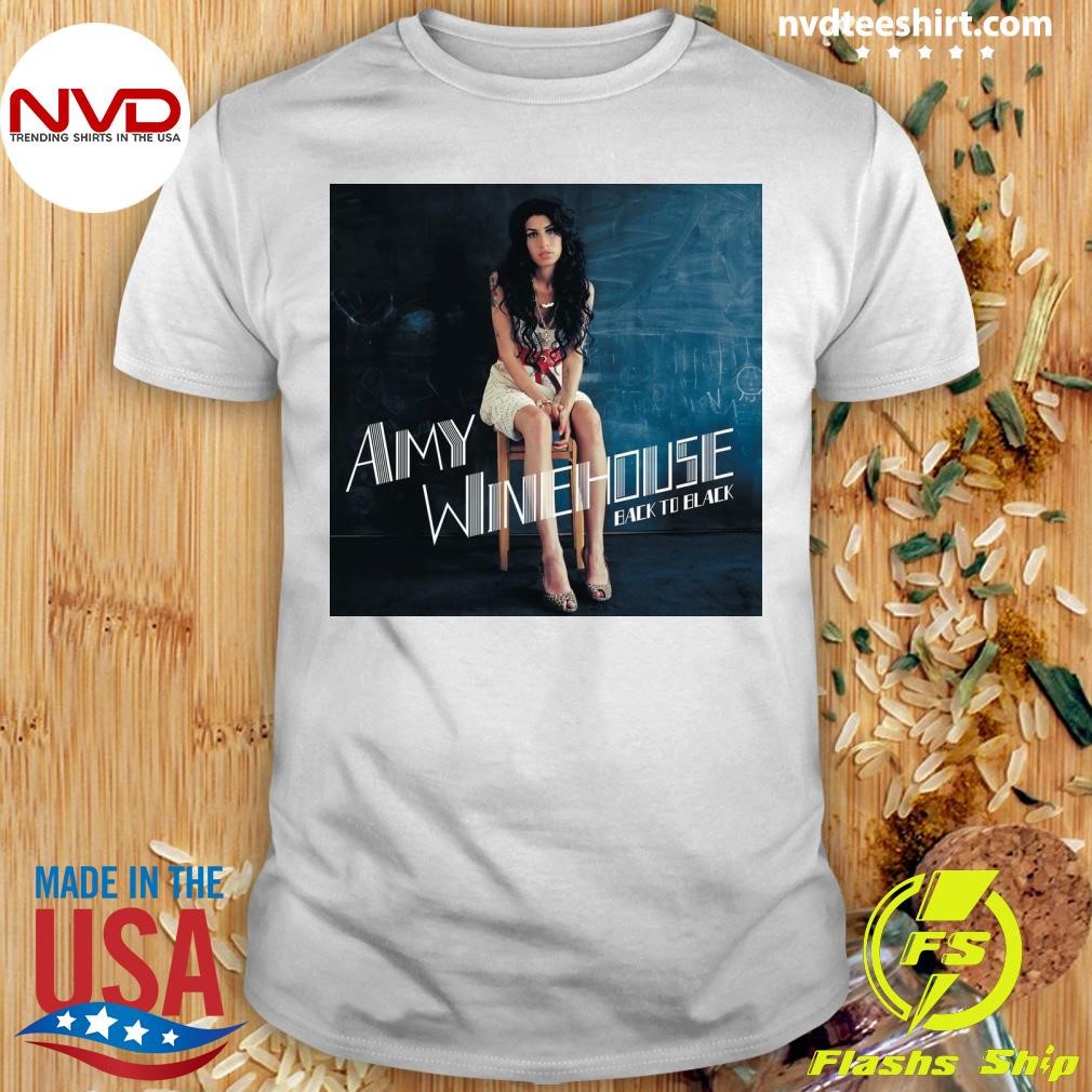 Amy Winehouse released Back To Black Shirt