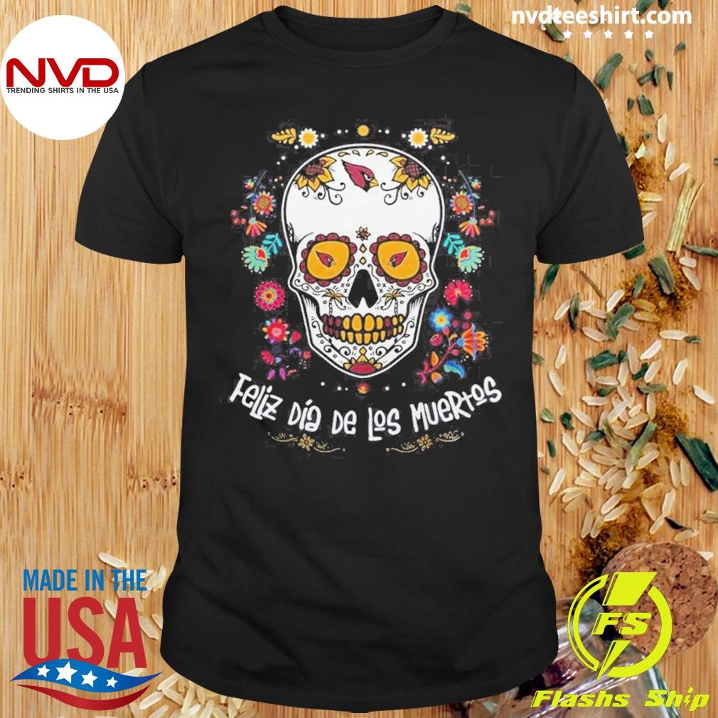 Arizona Cardinals Dia De Los Muertos 2024 Shirt