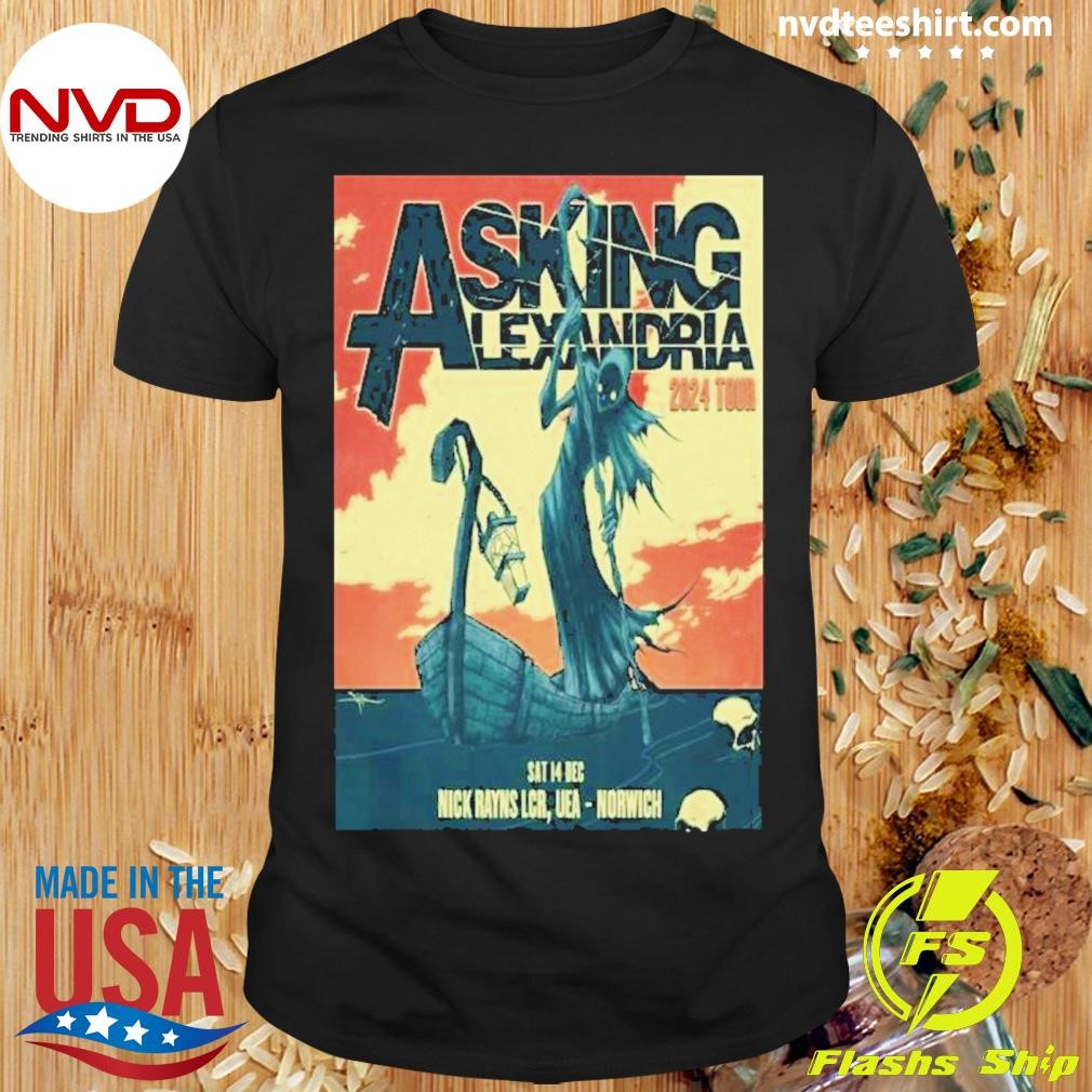 Asking Alexandria Dec 14 2024 Nick Rayns Lcr Uea Shirt