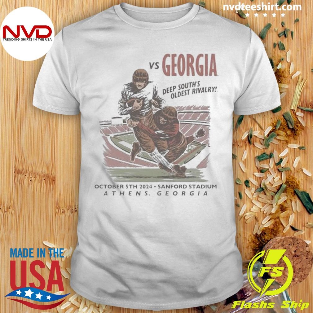 Auburn Vs Georgia Deep South’s Oldest Rivalry October 5th 2024 Sanford Stadium Athens Georgia Shirt