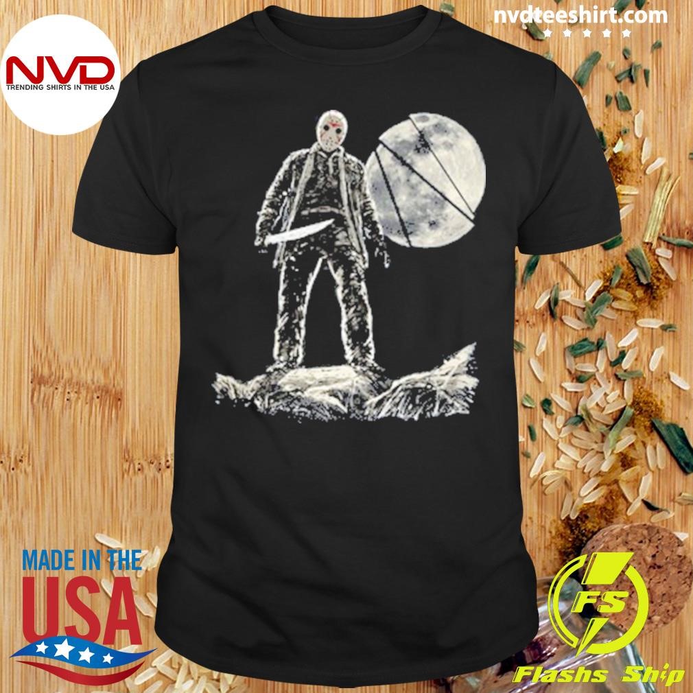 Awesome Halloween Moon Slasher T-shirt