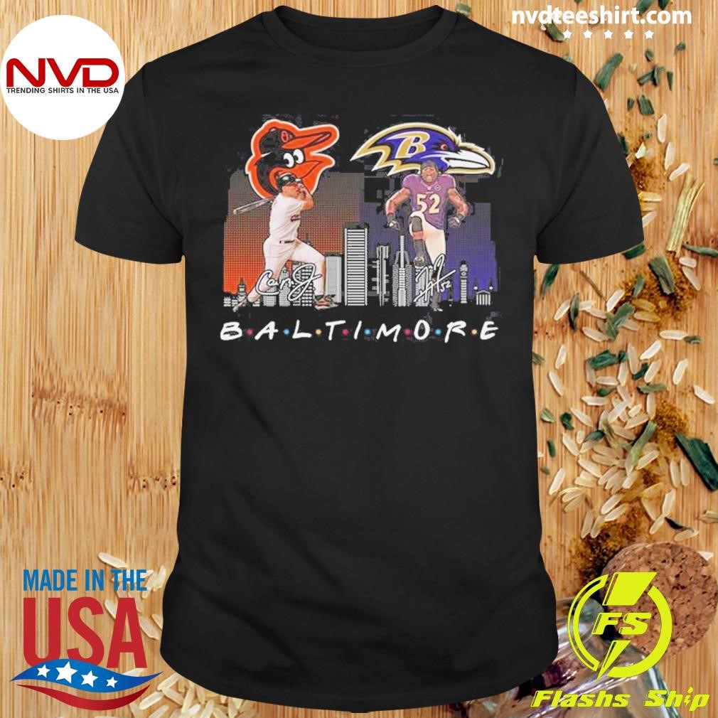 Baltimore Orioles Baseball Baltimore Ravens Football The Friends The Proud 2024 Shirt