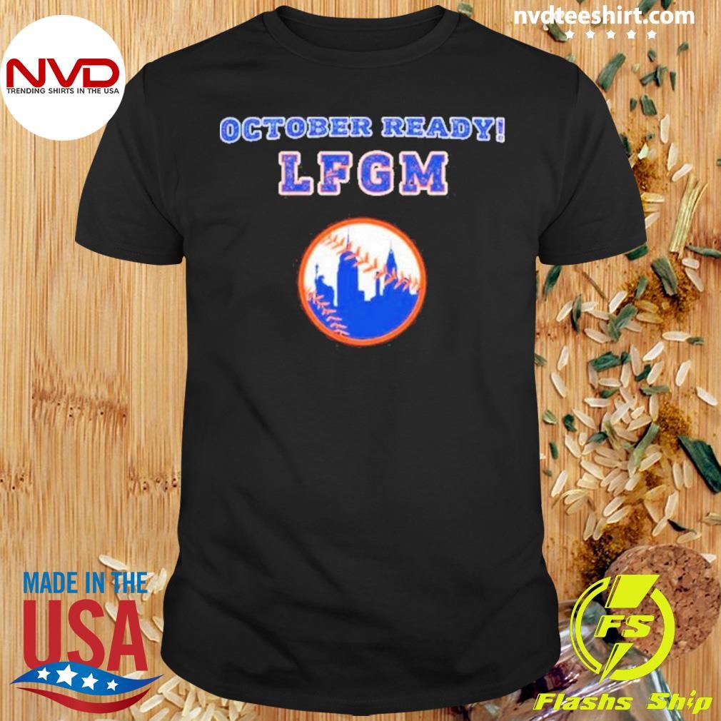 Baseball October Ready Lfgm Graphic 2024 Shirt