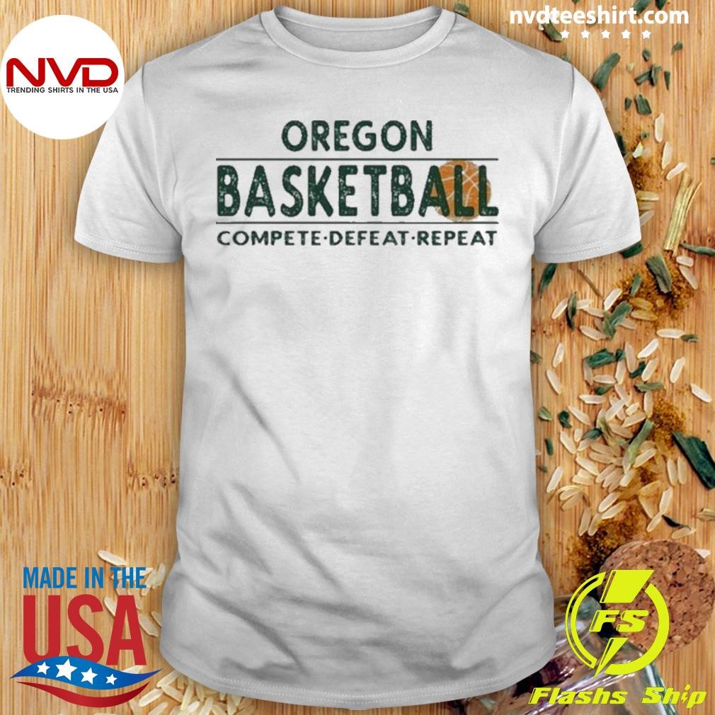 Basketball Compete Defeat Repeat 2024 Shirt