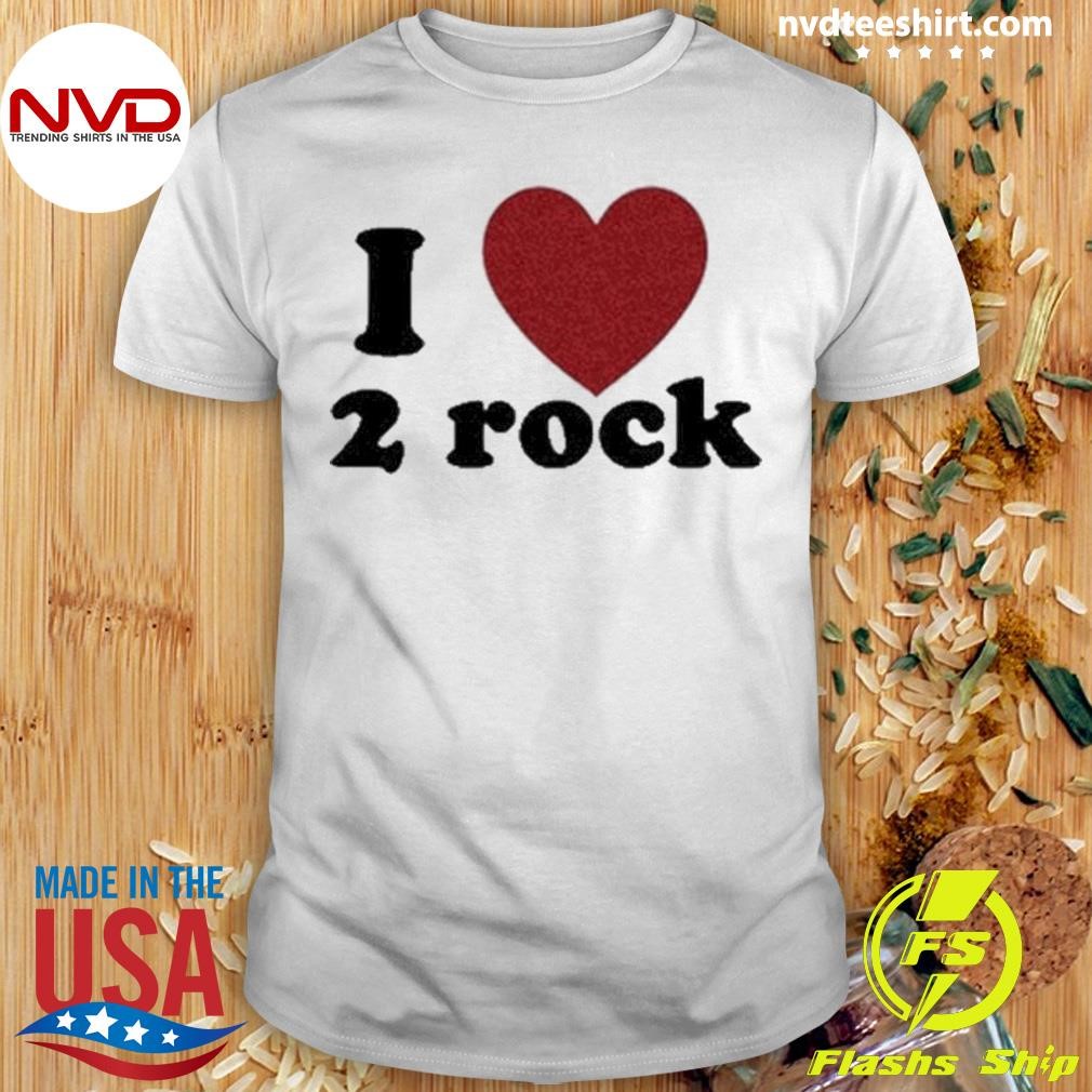 Beach Bunny I Love 2 Rock Shirt