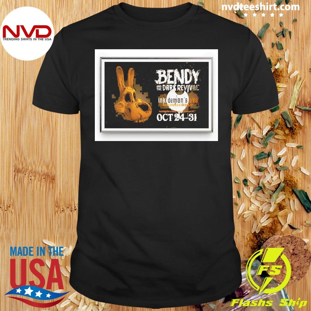 Bendy And The Dark Revival Eve Halloween Overlay Oct 24-31 2024 Shirt