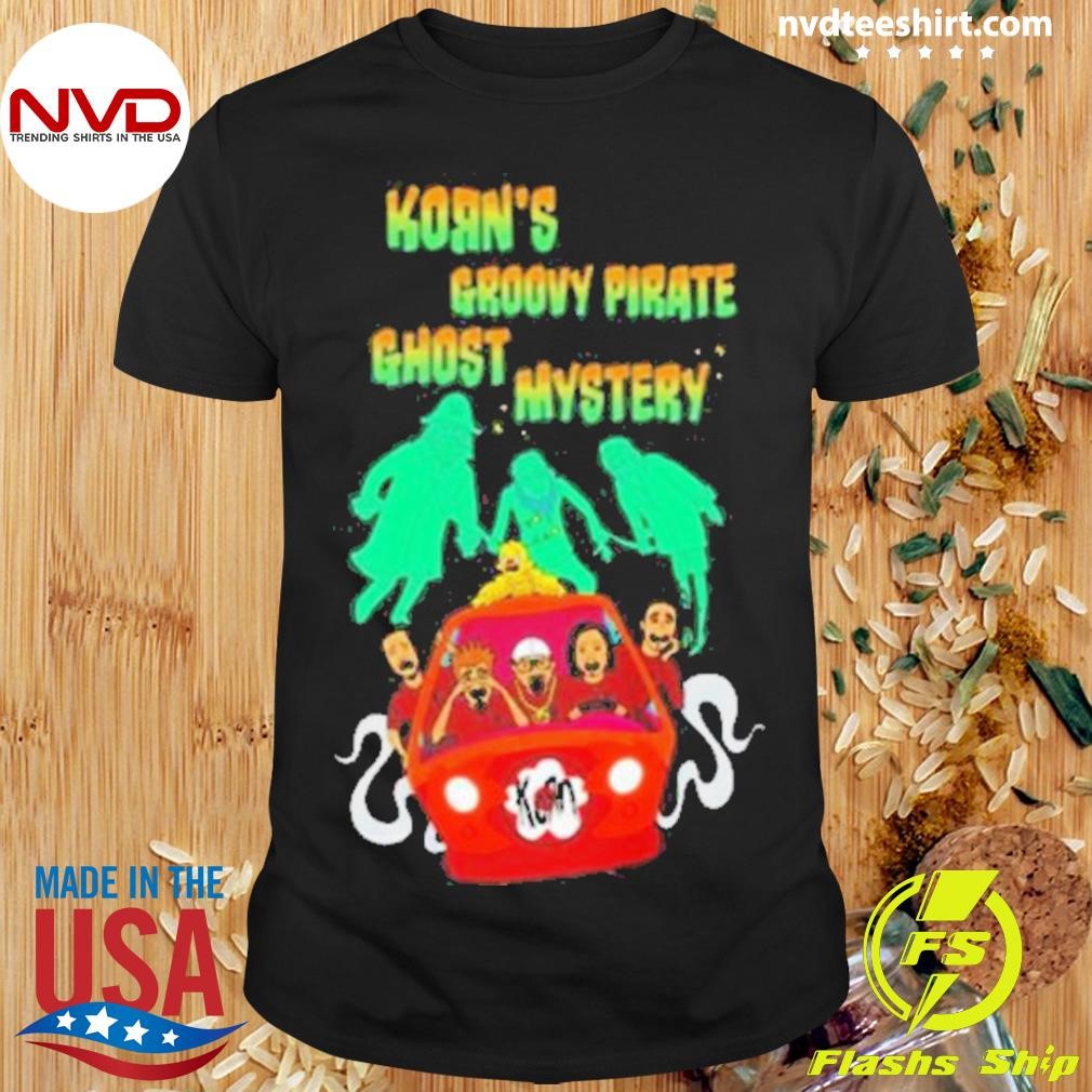 Best Korn’s Groovy Pirate Ghost Mystery Machine 2024 Shirt