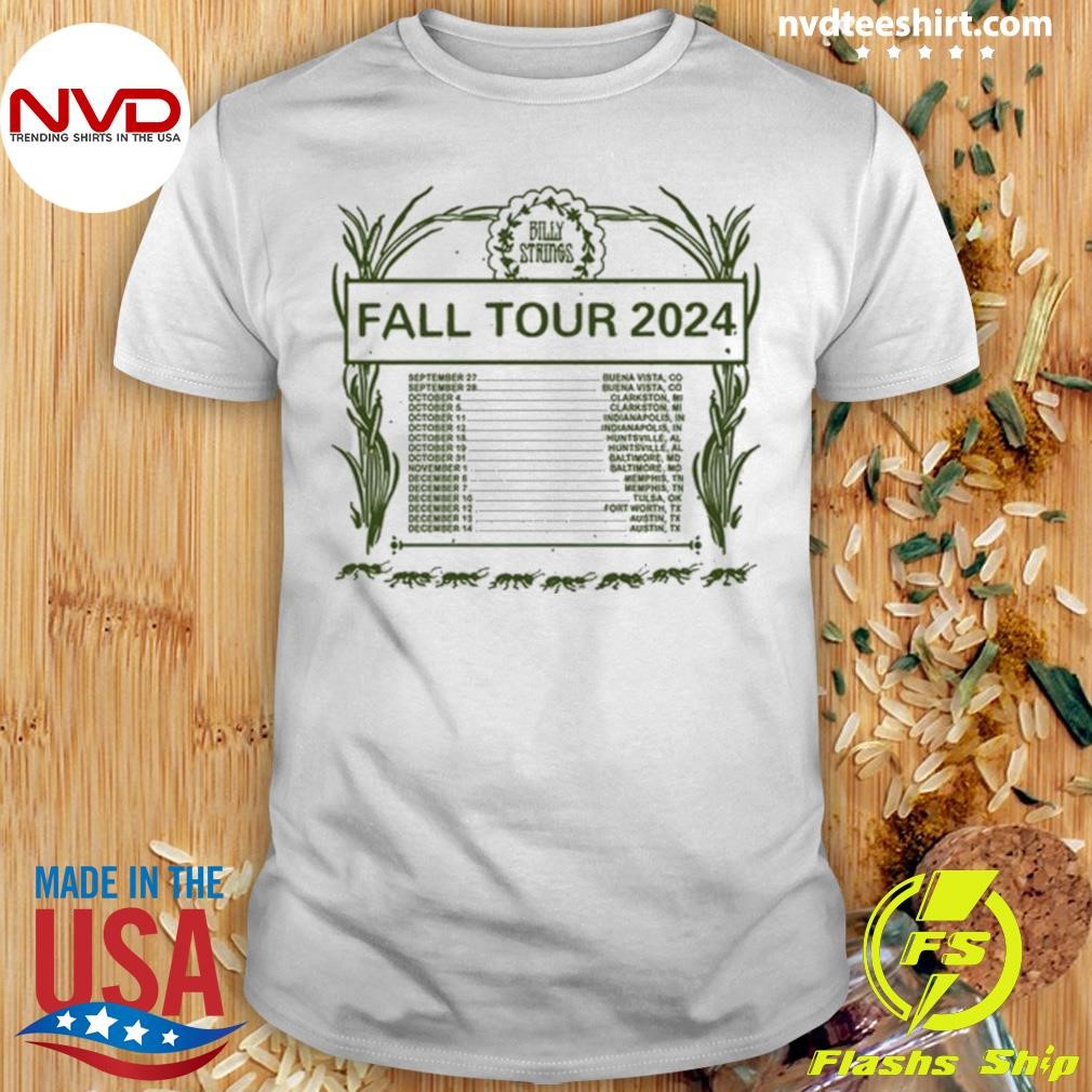 Billy Strings Fall Tour 2024 Limited Design Shirt