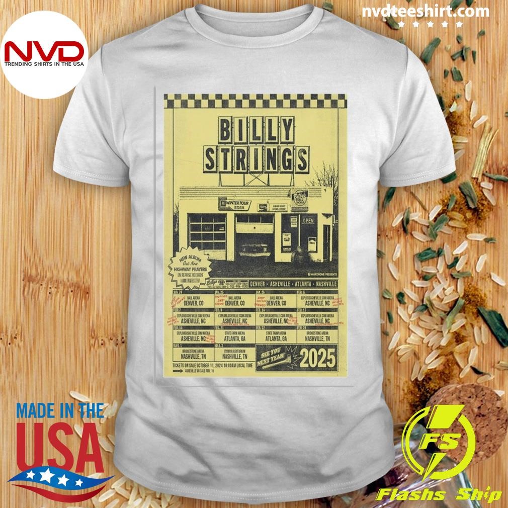 Billy Strings Winter Tour 2025 Shirt