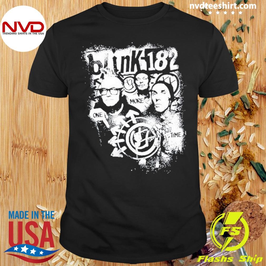 Blink-182 One More Time Green Portrait 2024 Shirt