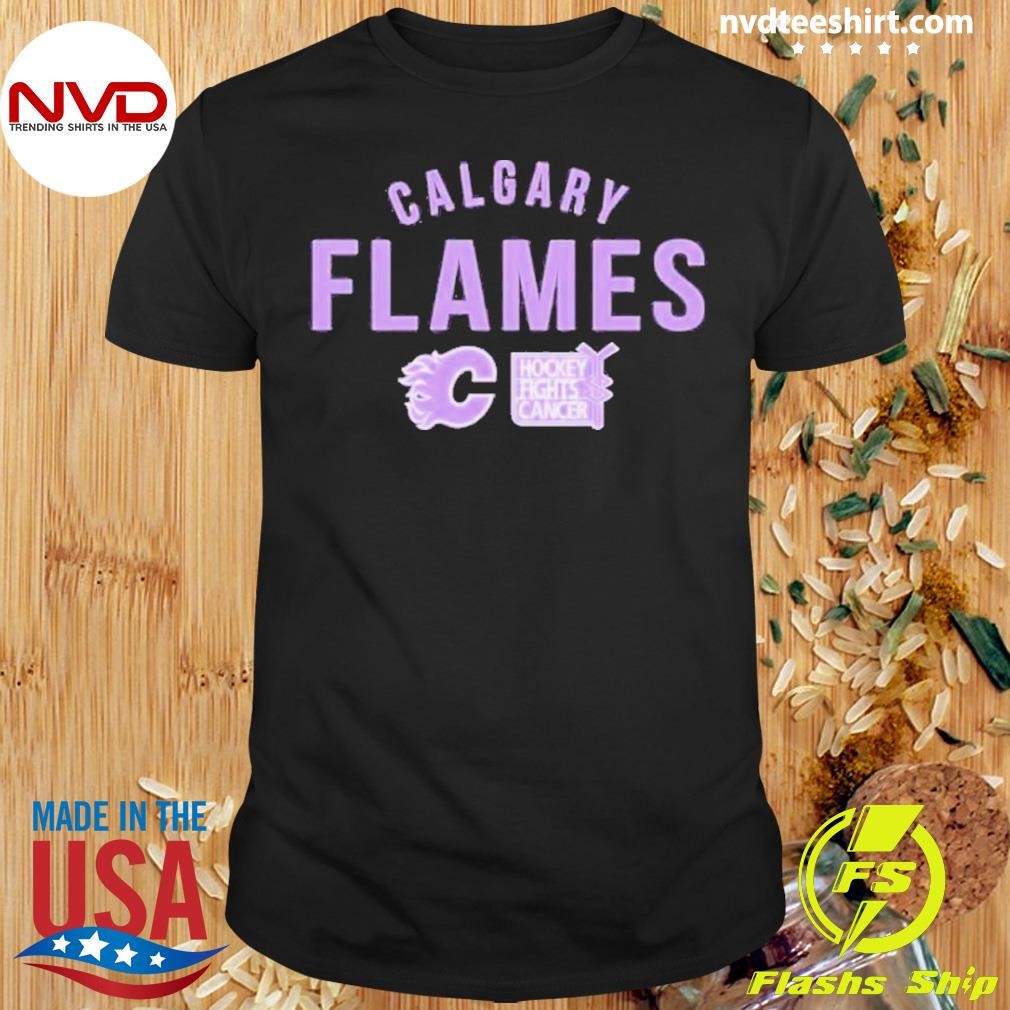 Calgary Flames Hockey Fights Cancer 2024 Shirt