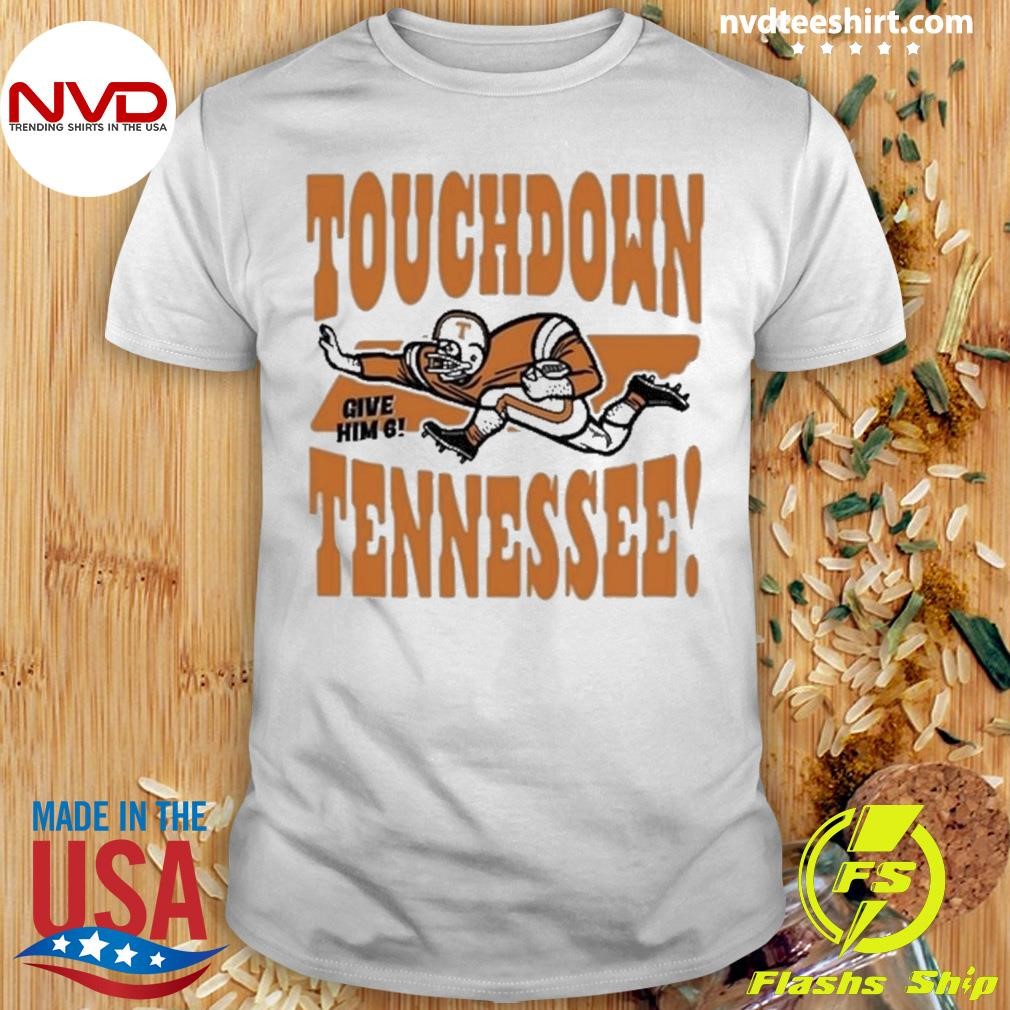 Candace Parker Wearing Touchdown Tennessee Give Him 6 Shirt