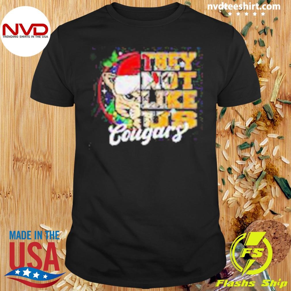 Cat Cougars They Not Like Us Christmas 2024 Shirt