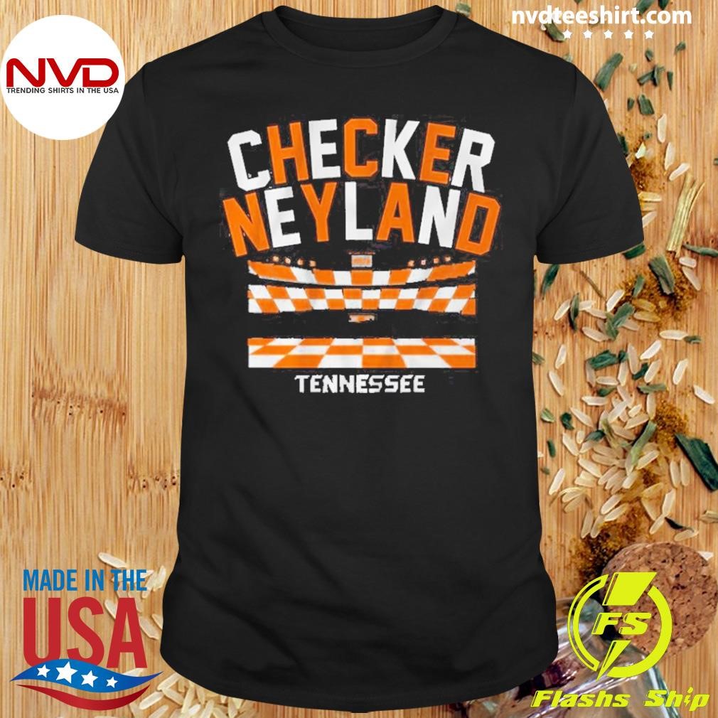 Checker Neyland Tennessee Football 2024 Shirt