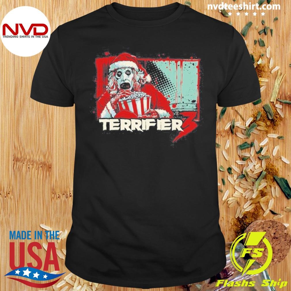 Christmas Umbrella Entertainment Terrifier 3 Shirt