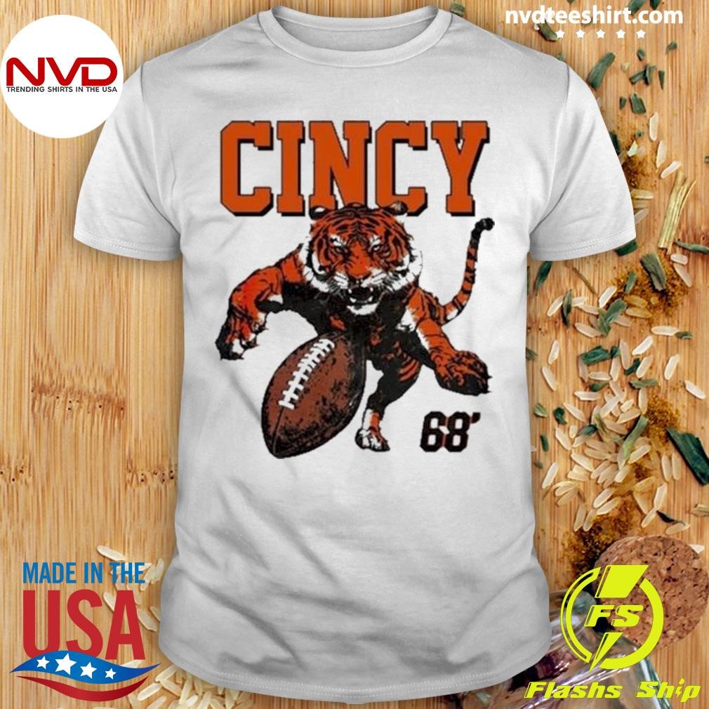 Cincinnati Football Tiger Attack ’68 2024 Shirt