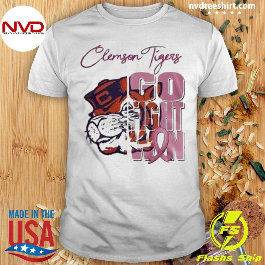 Clemson Tigers Tackle Breast Cancer Go Fight Win 2024 Shirt