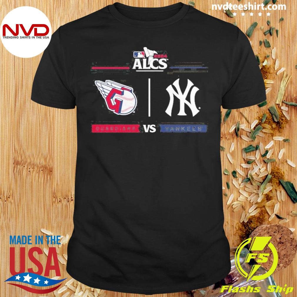 Cleveland Guardians Vs New York Yankees 2024 Alcs Matchup Logo Shirt