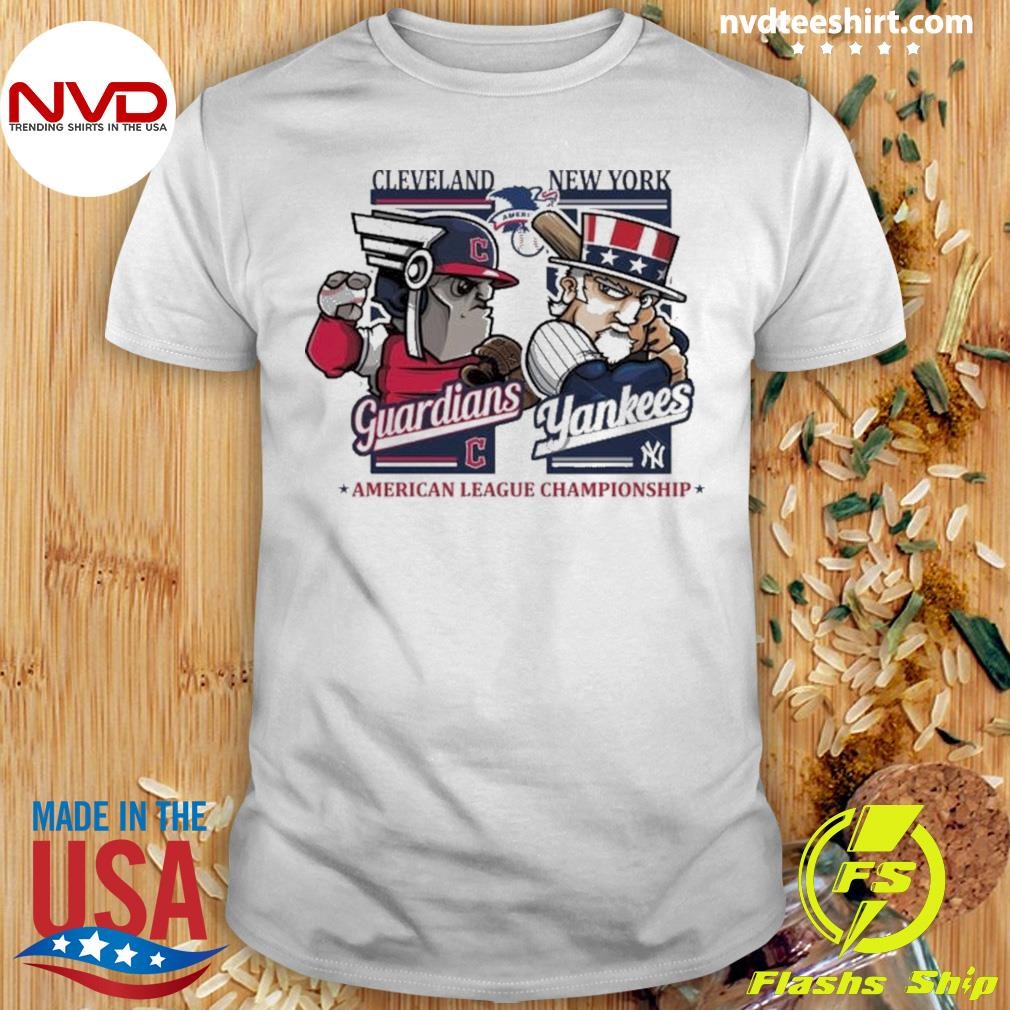 Cleveland Guardians Vs New York Yankees American League Championship Mascot 2024 Shirt