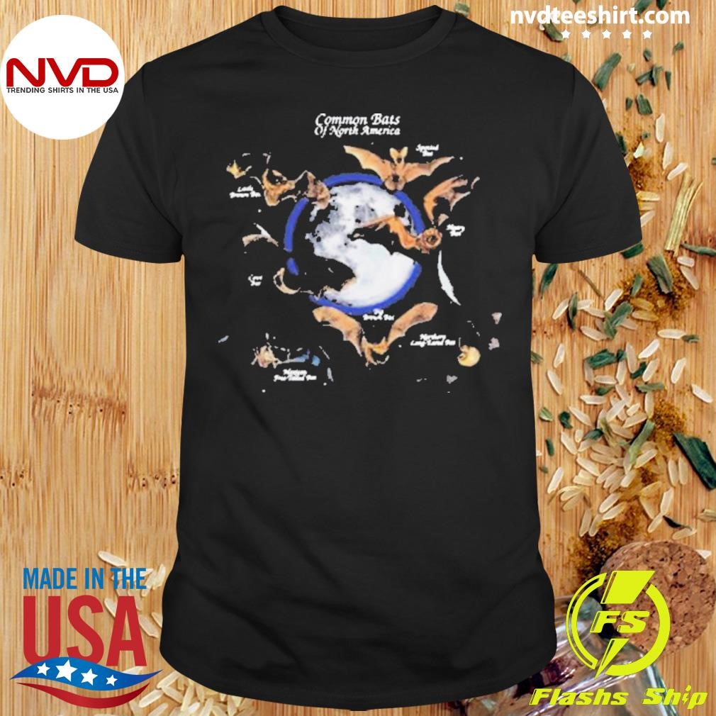 Common Bats Of North America 2024 Shirt